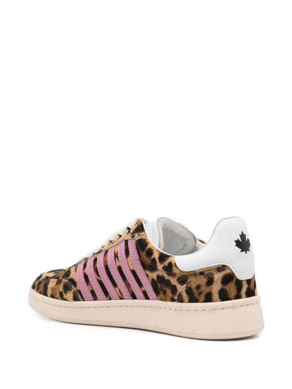 Sneakers Con Stampa Leopardata