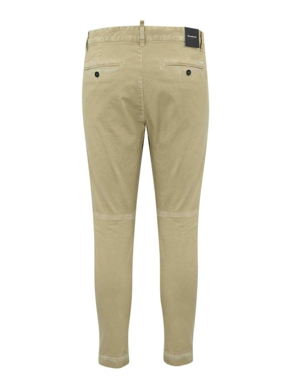 Pantaloni Chino Con Strappi