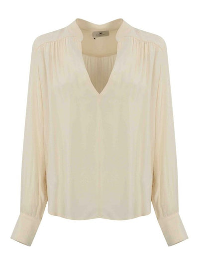 Blusa In Georgette Con Fantasia A Righe