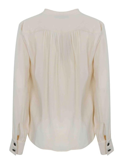 Blusa In Georgette Con Fantasia A Righe