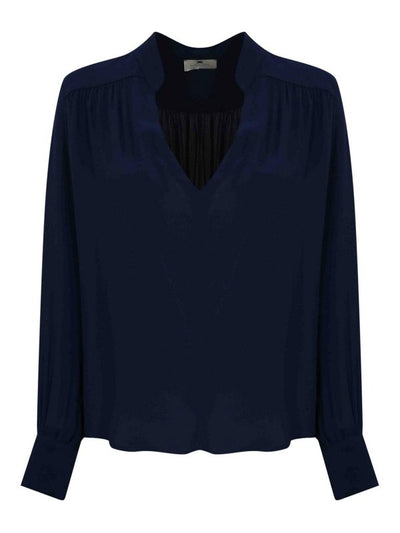 Blusa In Georgette Con Fantasia A Righe