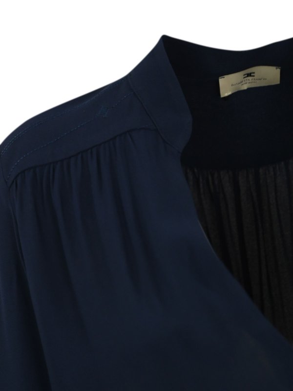 Blusa In Georgette Con Fantasia A Righe