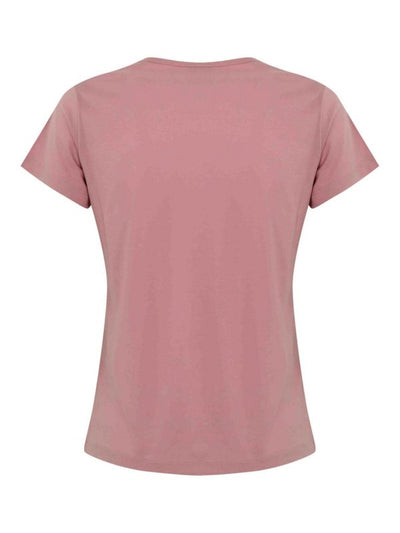 T-shirt Turbato Con Ricamo Gioiello In Cotone