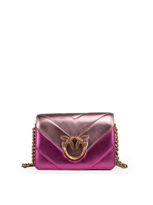 Borsa Mini Love Click In Metallo