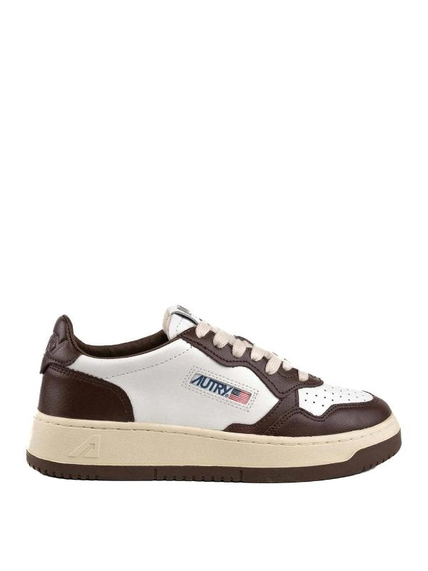 Scarpe Sneakers Bianco/marrone