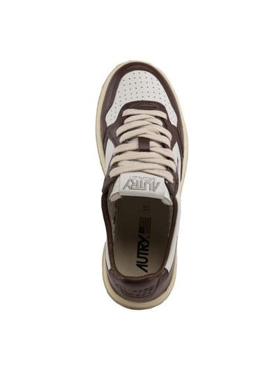 Scarpe Sneakers Bianco/marrone