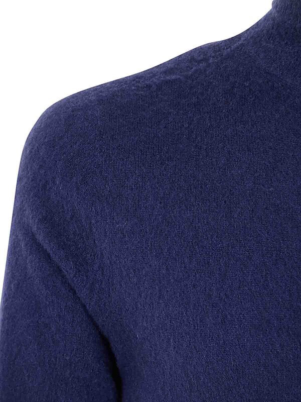 Collo Alto In Feltro Di Cashmere