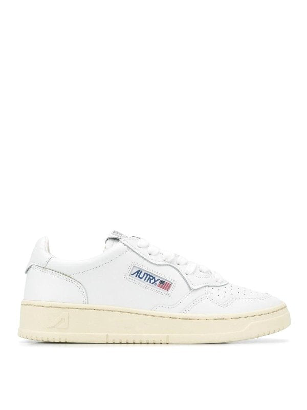 Sneakers Basse In Pelle