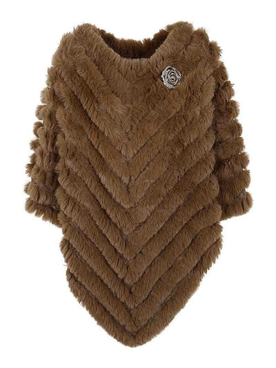 Poncho Fake Fur