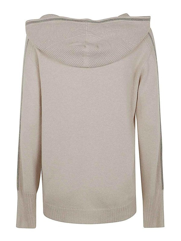 Felpa Con Cappuccio Active In Cashmere