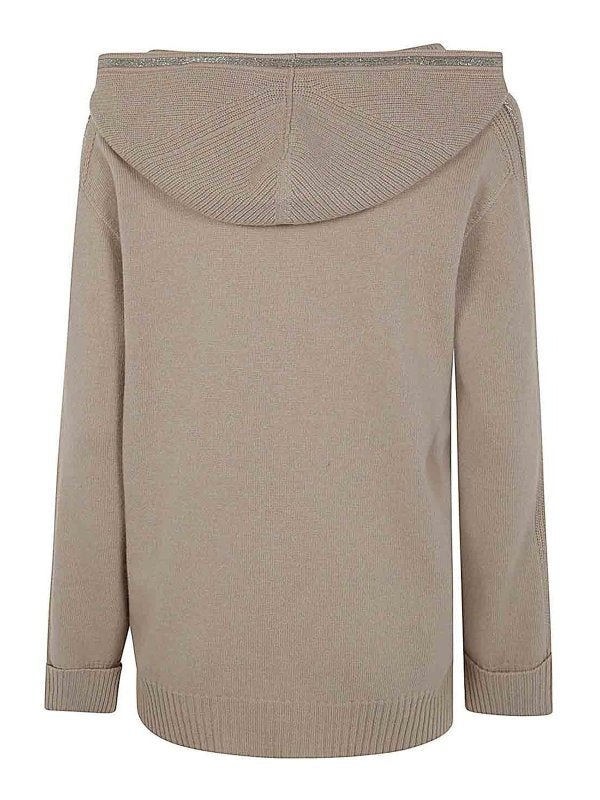 Felpa Con Cappuccio Active In Cashmere