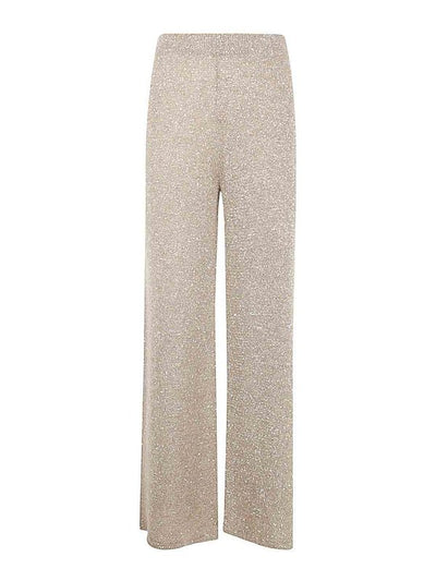 Pantaloni Con Cristalli Di Alpaca