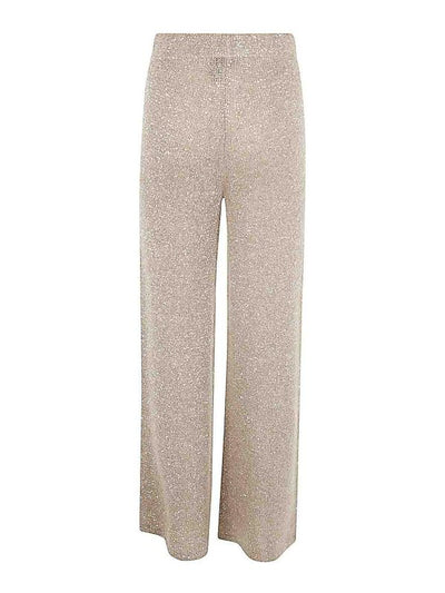 Pantaloni Con Cristalli Di Alpaca