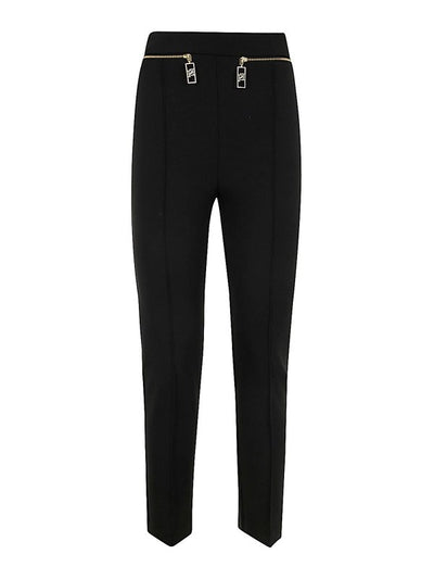 Pantaloni Slim Con Cintura