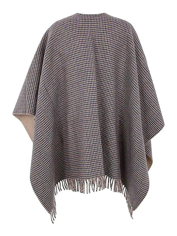 Plaid Logo Cape