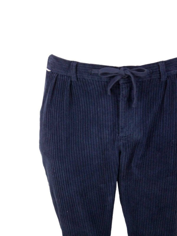 Pantaloncini In Cotone Elasticizzato