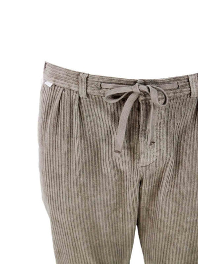 Pantaloncini In Cotone Elasticizzato