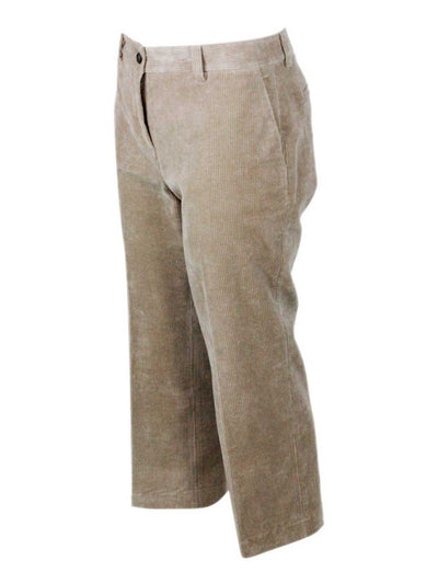 Pantaloncini In Cotone Elasticizzato