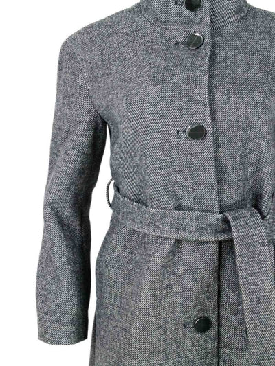 Cappotto In Misto Lana