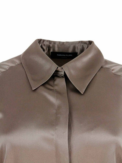 Camicia In Seta Stretch