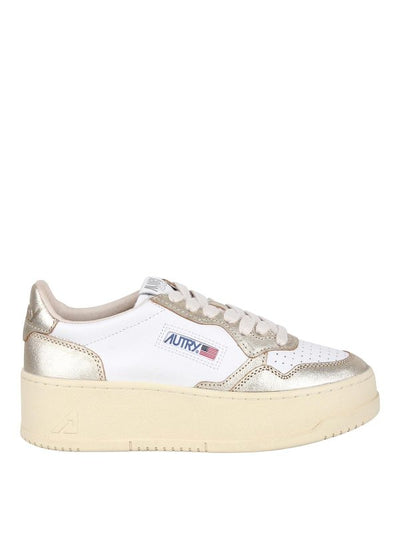 Sneakers Medalist Platform In Pelle