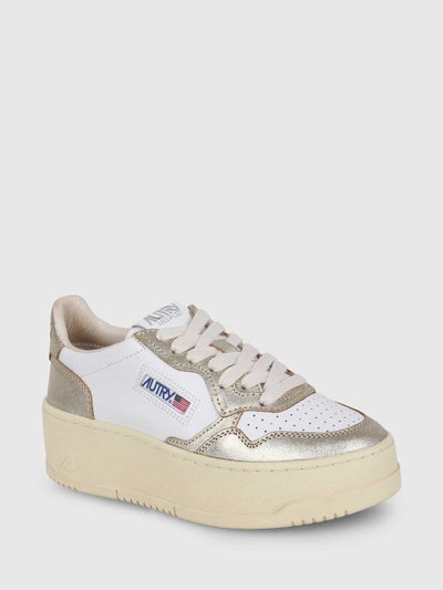 Sneakers Medalist Platform In Pelle