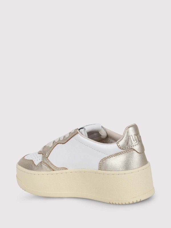 Sneakers Medalist Platform In Pelle