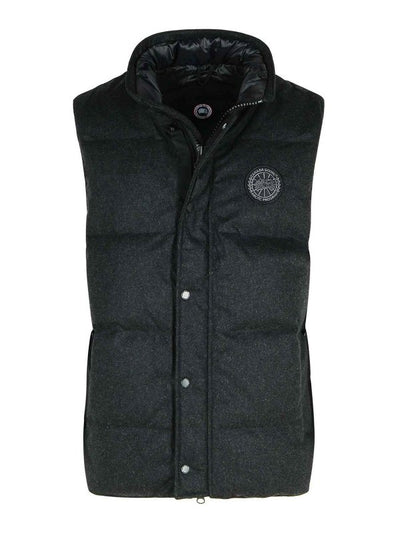 Gilet Garson In Misto Lana Riciclata Grigia