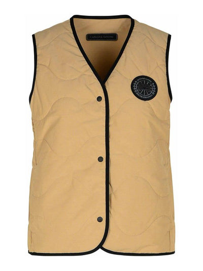 Gilet In Misto Cotone Beige Annex