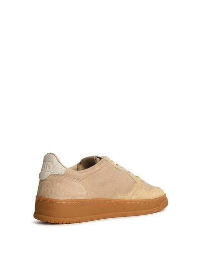 Sneaker Medialist In Pelle Scamosciata Beige