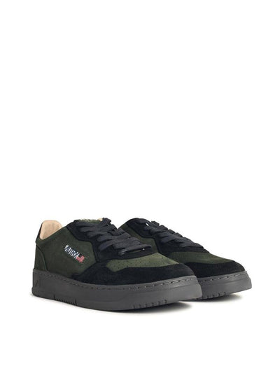 Sneakers Medialist In Pelle Scamosciata Verde