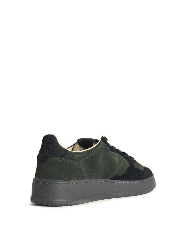 Sneakers Medialist In Pelle Scamosciata Verde