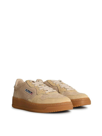 Sneaker Medialist In Pelle Scamosciata Beige