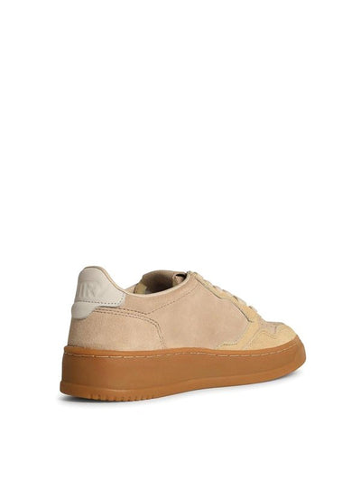 Sneaker Medialist In Pelle Scamosciata Beige