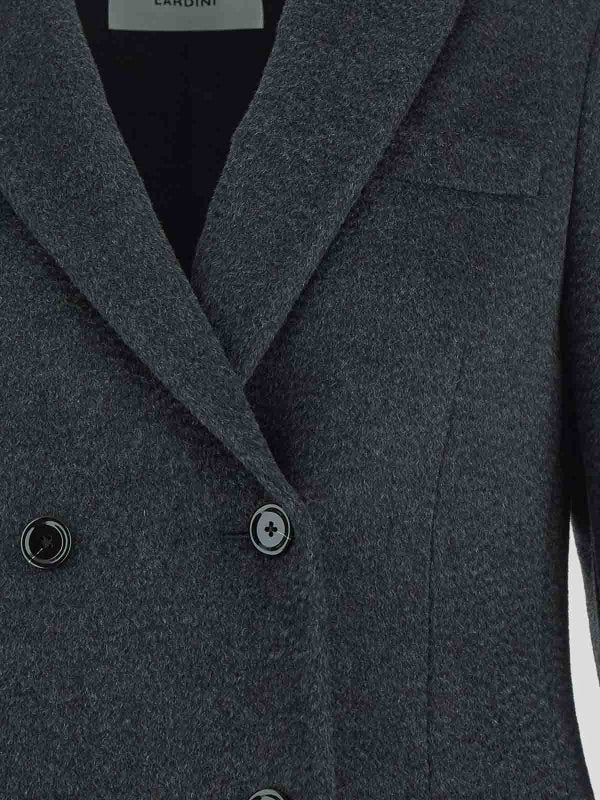 Cappotto Lardini Doppiopetto In Lana Adn