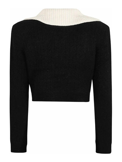 Maglione In Misto Cashmere Nero