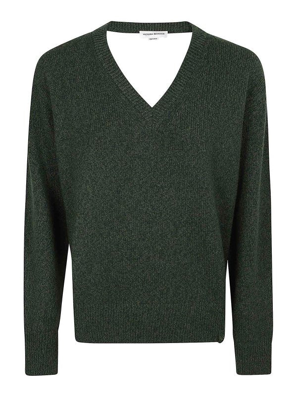 Maglione Convertibile Con Scollo A V