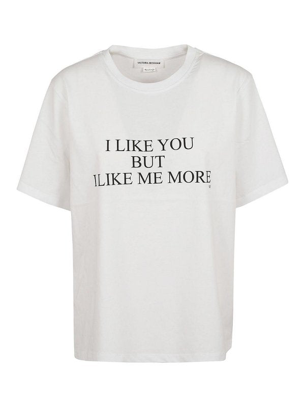 Slogan Tee I Like You But I Like Me More