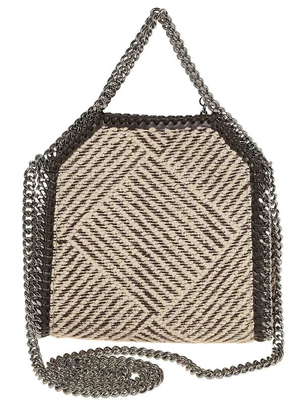 Tiny Tote Jacquard Ricamato Con Cristalli