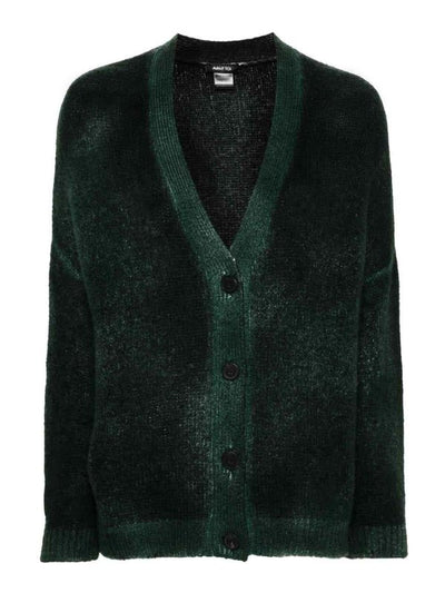 Cardigan Con Scollo A V In Cashmere