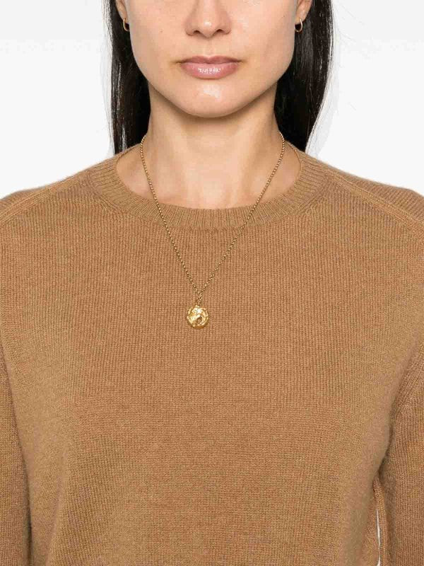 Maglia Girocollo In Cashmere