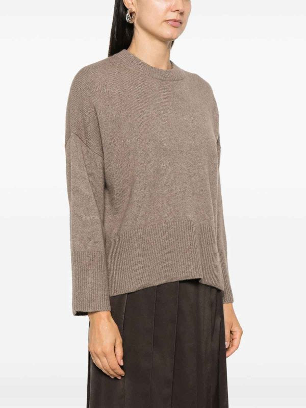 Maglia Girocollo In Cashmere