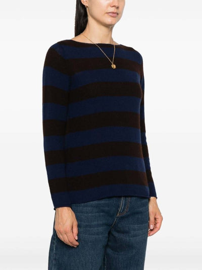 Maglione A Righe In Cashmere