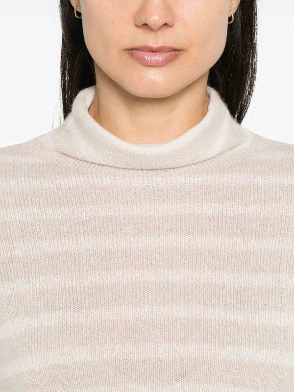 Maglione Collo Alto In Cashmere