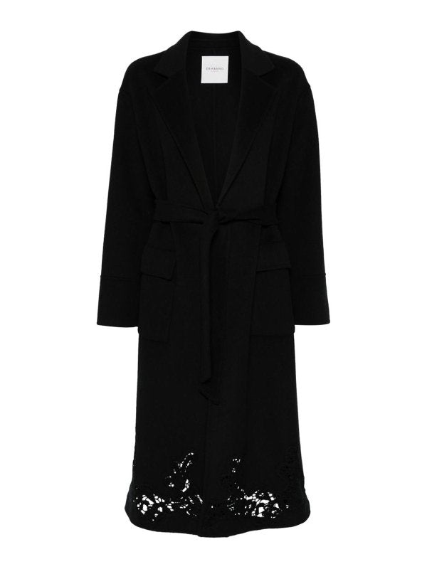 Cappotto Midi In Lana