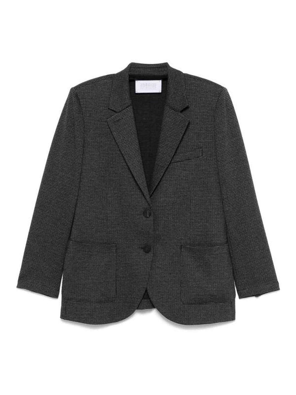 Giacca Blazer In Misto Cotone