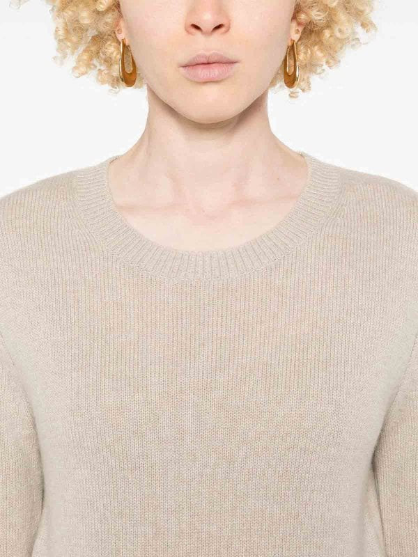 Maglia Girocollo In Cashmere Mable