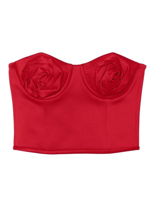 Corsetto In Raso Rosa