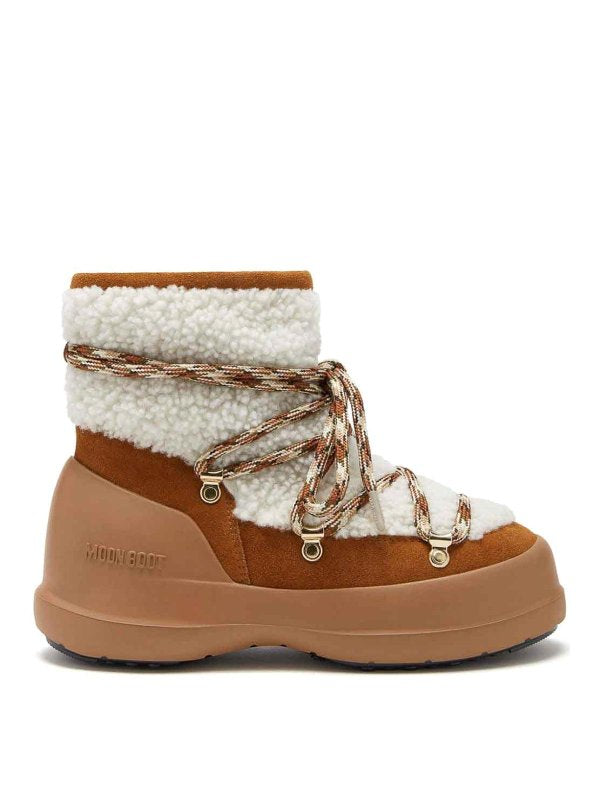 Stivali Da Neve Bassi In Shearling Luna