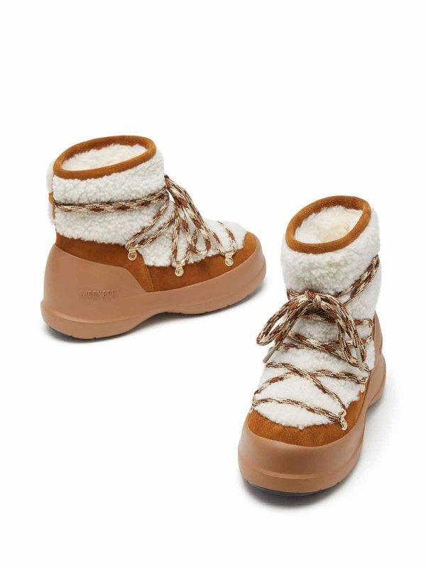 Stivali Da Neve Bassi In Shearling Luna